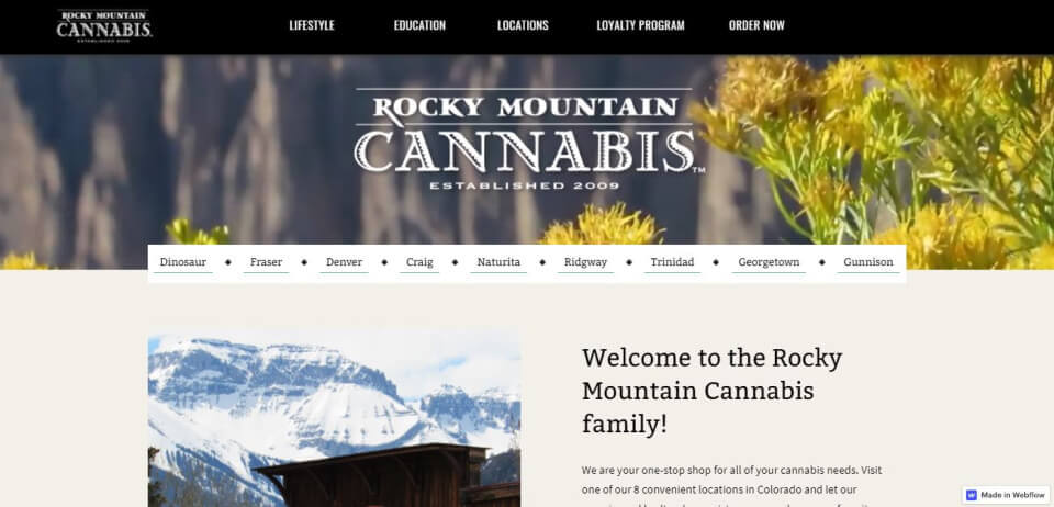 best marijuana websites, cannabis business, website ideas, appealing website